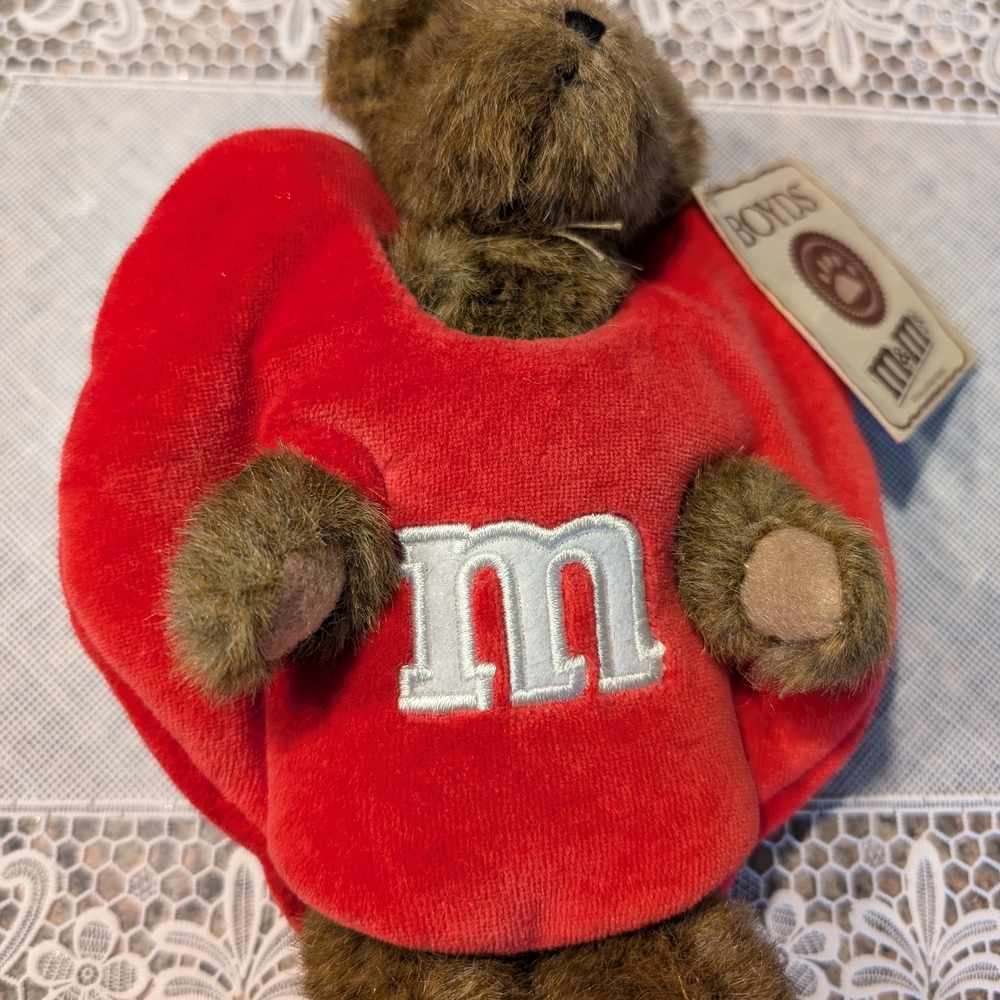 M&M'S Plush Toy Red and Brown Accent